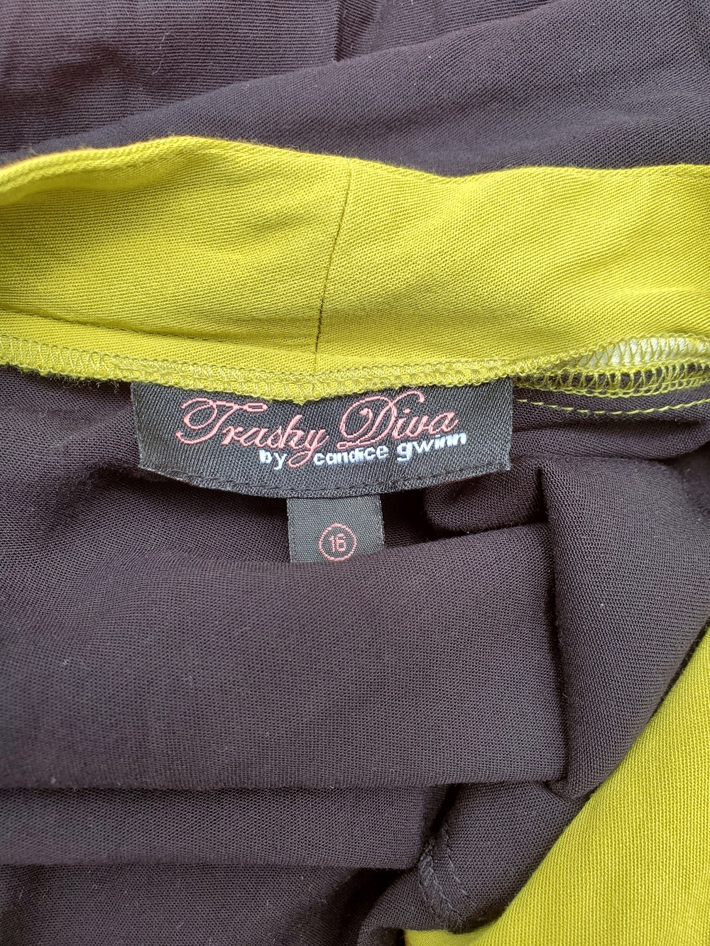 Trashy Diva  Two-Tone Maxi Dress with Tie Waist - Picture 7 of 7